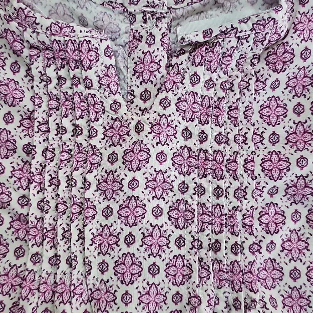 Old Navy Baby Girl Floral Dress – Pink Paisley Border Boho Style